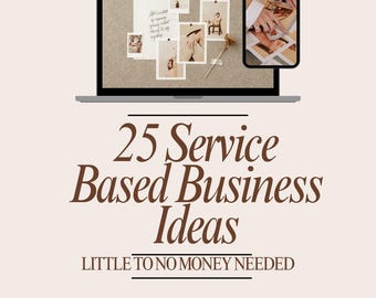 25 Service Business Ideas Under 100 GBP - Beginner Side Hustle Guide PDF