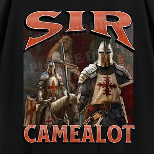 Sir Camealot Funny Knight Meme Bootleg Graphic T shirt, Unhinged Shirt, Offensive T shirts, Inappropriate Shirt, Cringe Shirt, Gen z Gift