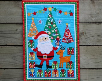Advent Calendar Santa Christmas Tree, can be Personalized