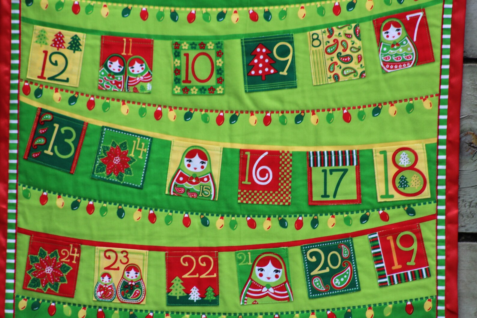 Advent Calendar Christmas Babushka Dolls Can Be Personalized Etsy