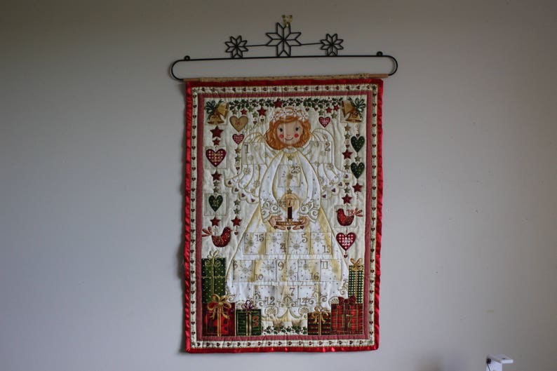 Advent Calendar Christmas Angel Christmas Decoration Holiday Etsy
