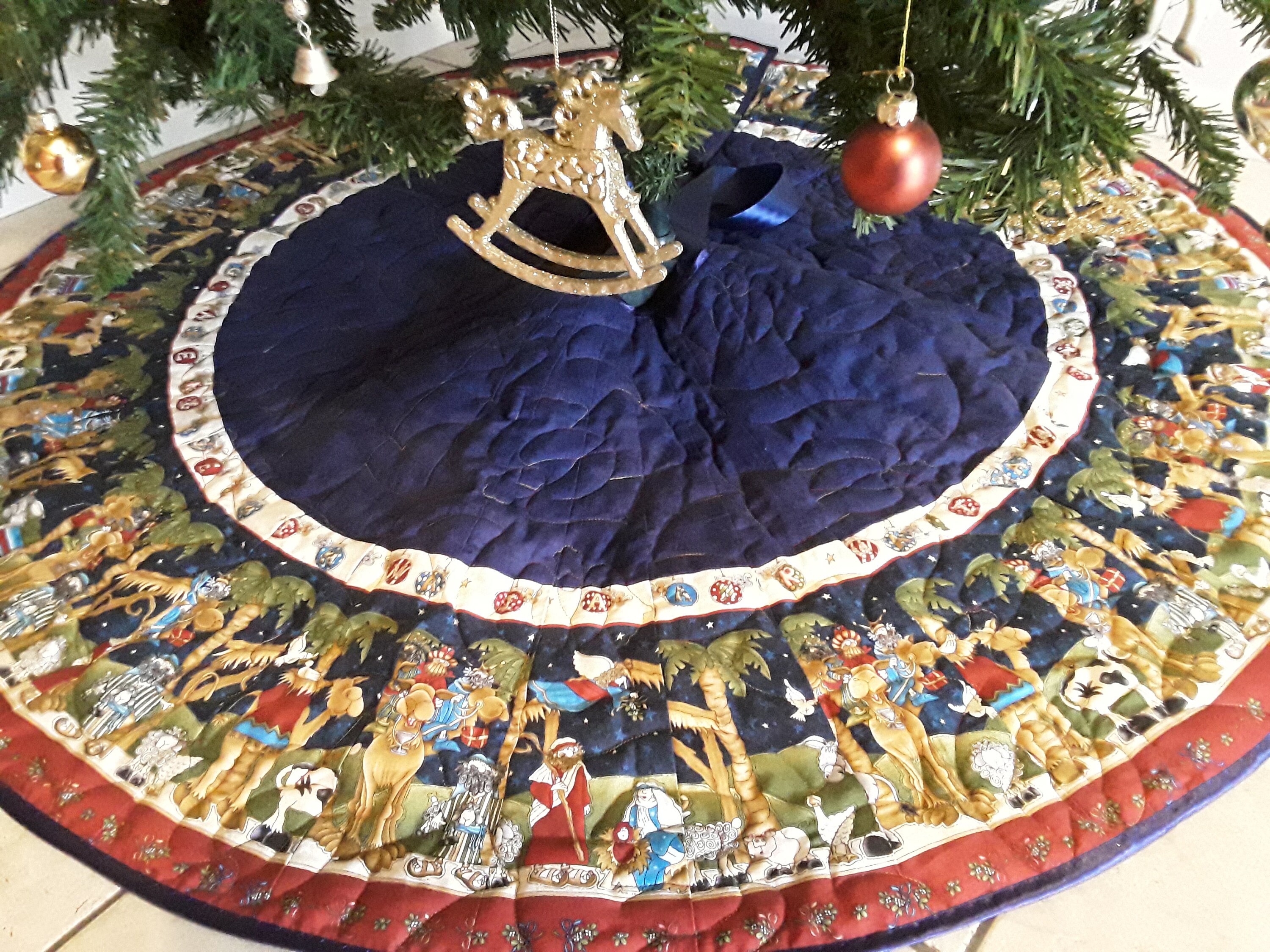 Nativity Christmas Tree Skirt 