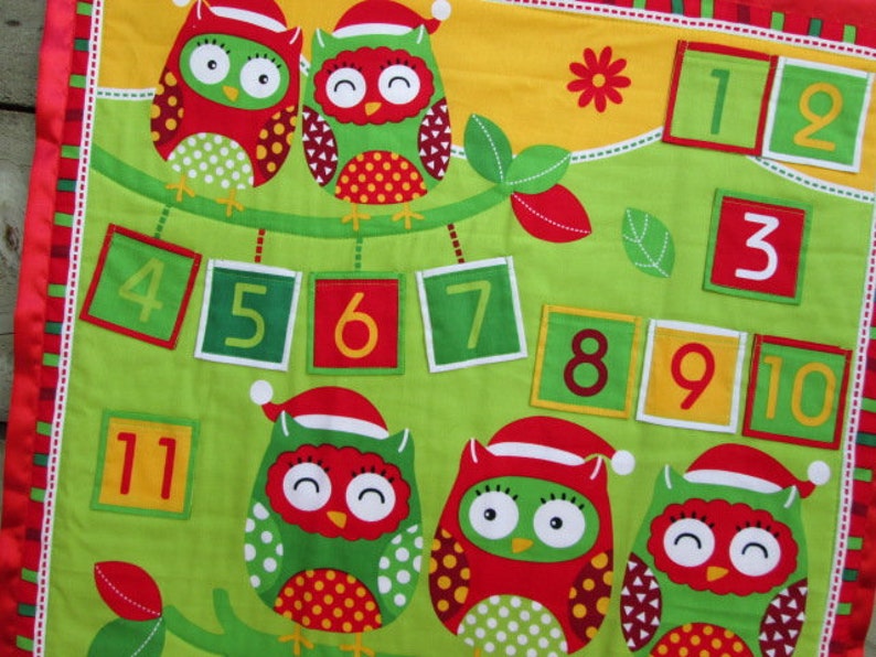 Advent Calendar Owl Christmas Wallhanging Holiday Decor Etsy Advent Calendar Owl Christmas Wallhanging Holiday Decor Etsy