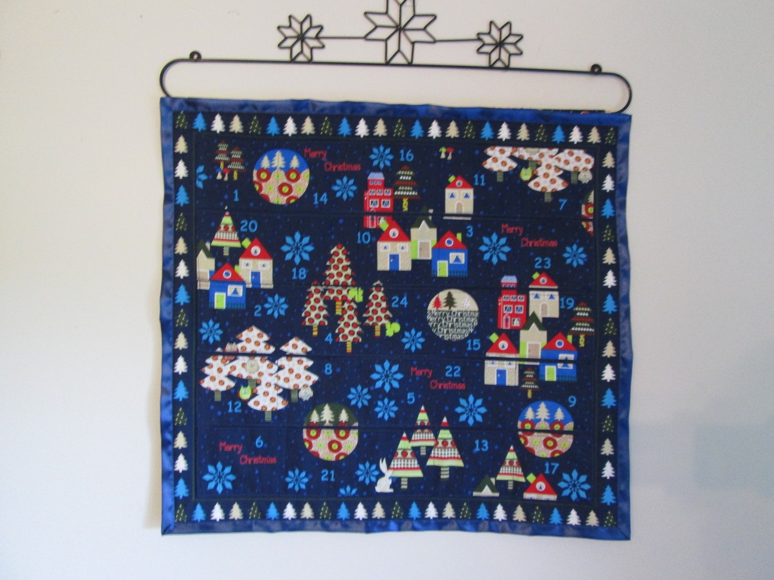 Advent Calendar Enchanted Forest in Blue by Stof Scandinavian Etsy