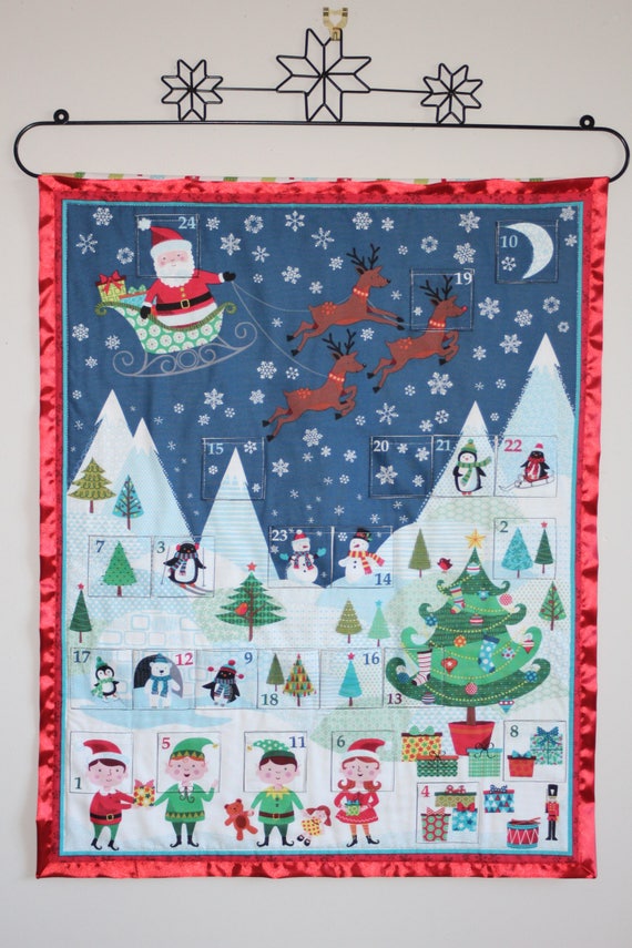 Advent Calendar Frosty Christmas Personalized Christmas Etsy