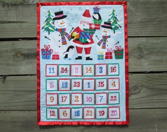 Advent Calendar for kids, Personalized option, Wall hanging