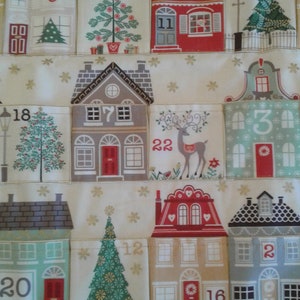 Advent Calendar for Kids or Adults, Personalized options, hanging sleeve and pockets image 8