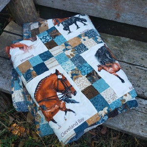 Horse Quilt, handmade 2 sizes