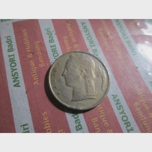 1970 Belgium 5 Francs Coin – Vintage Belgian Coin – Rare 5F Collectible – Leopold III – World Currency – Old European Money