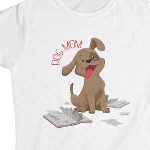 Hondenmoeder T-shirt/Hondmoeder cadeau/Zomer T-shirt/Anime stijl/Dagelijkse essentials/Comfort