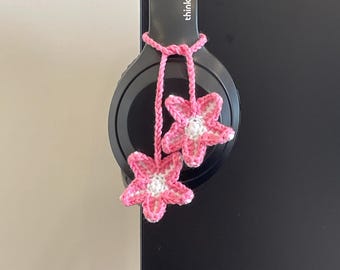 Crochet Starfish Headphone Accessory, Cute Crochet Headphone Accessory