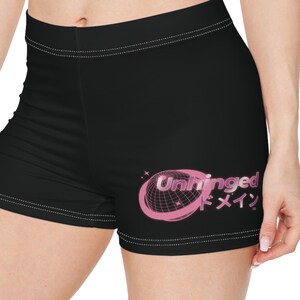 Unhinged Rave Shorts, Festival Booty Shorts, EDM Outfit for Her, Party Bottoms, Y2K Techno Fit, Funny Rave Gift