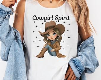 Country Spirit Shirt, Comfort Colors Cowgirl T-Shirt, Country Girl Dance Gift, Western Girl Shirt, Country Music Shirt, Cowgirl Gift