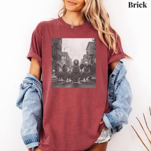 Camiseta de paloma gánster, camiseta divertida de pájaro con colores cómodos, camiseta de pandilla de palomas, suéter divertido de pájaro, regalo divertido para él, camiseta de pájaro hip hop imagen 7