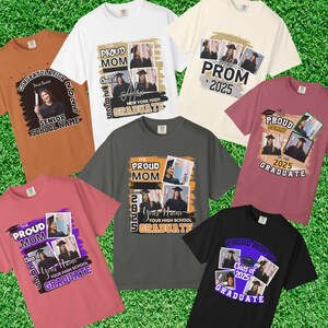 Custom Graduation Shirt, Custom Photo Graduate Shirt, Senior T-Shirts, Class of 2025 Shirt, graduation party, graduation tee shirt