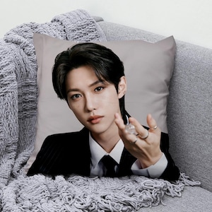 Felix Stray Kids Pillow | Luxury Home Decorations | Birthday Gift for Her | Secret Santa Gifts