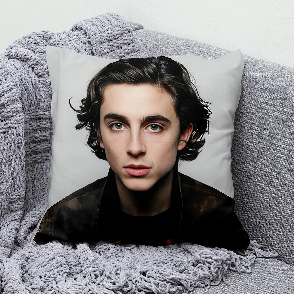 Timothee Chalamet Pillow Custom Cushion Bedding Birthday Christmas Decoration | UK Timothee Chalamet Pillow Custom Cushion Bedding Birthday Christmas Decoration | UK