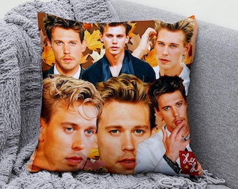 Austin Butler Pillow Custom Photo Collage Cushion Cover For Fans