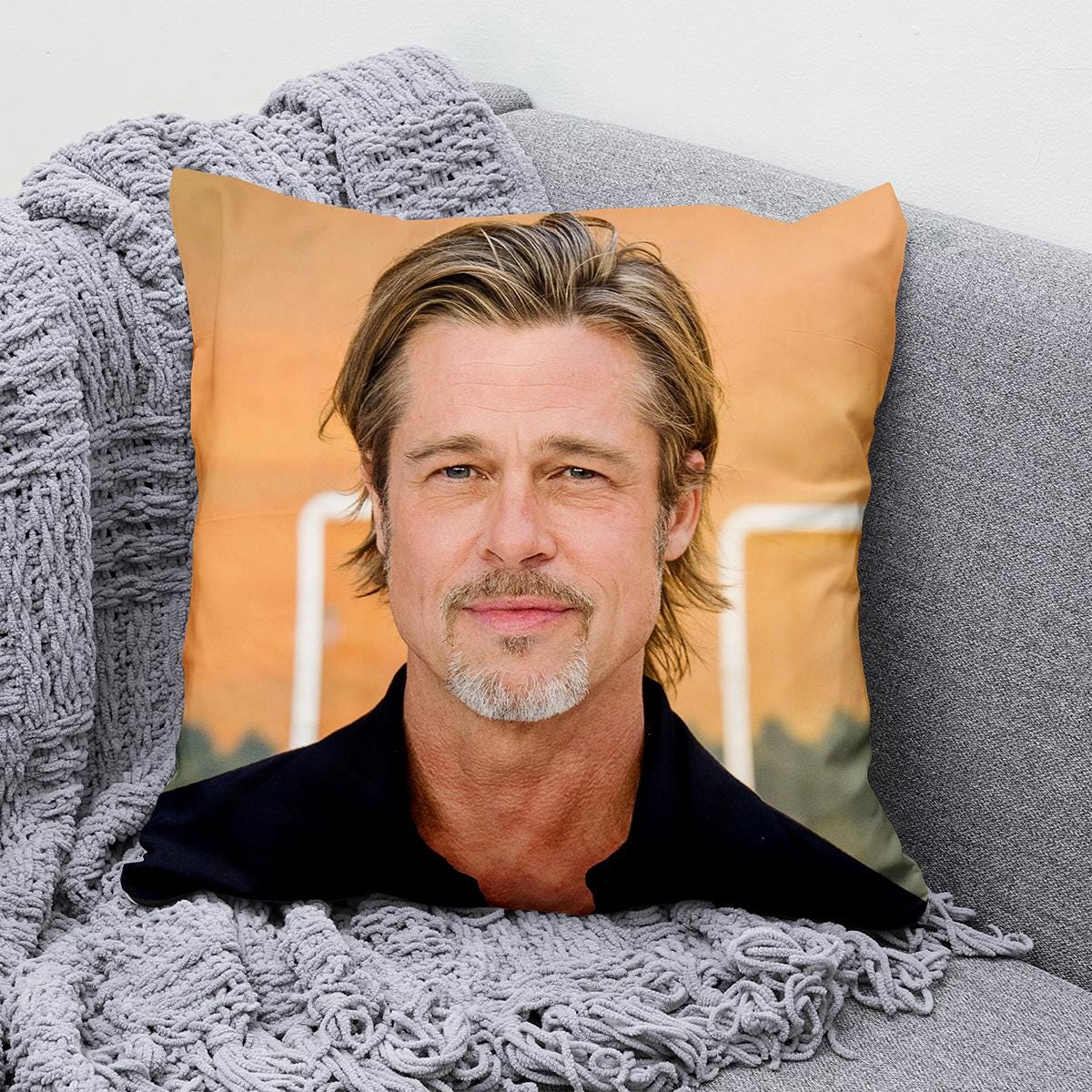 ブラッド・ピット 壁プレート　BRAD PITT Brad pitt shirtless - Etsy 日本