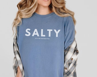 Camiseta de electrolitos salados: Camiseta divertida para el gimnasio y la pérdida de peso