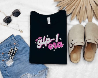 Camiseta "En mi era GLP-1", camiseta de viaje para bajar de peso, camiseta motivadora para el bienestar y el estilo de vida, regalo para usuarios de semaglutida, tirzepatida y zepbound