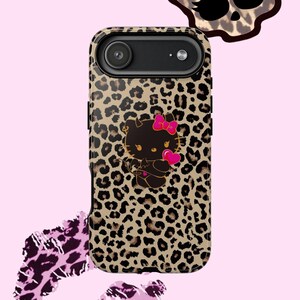 hello kitty leopard y2k phone case image 10