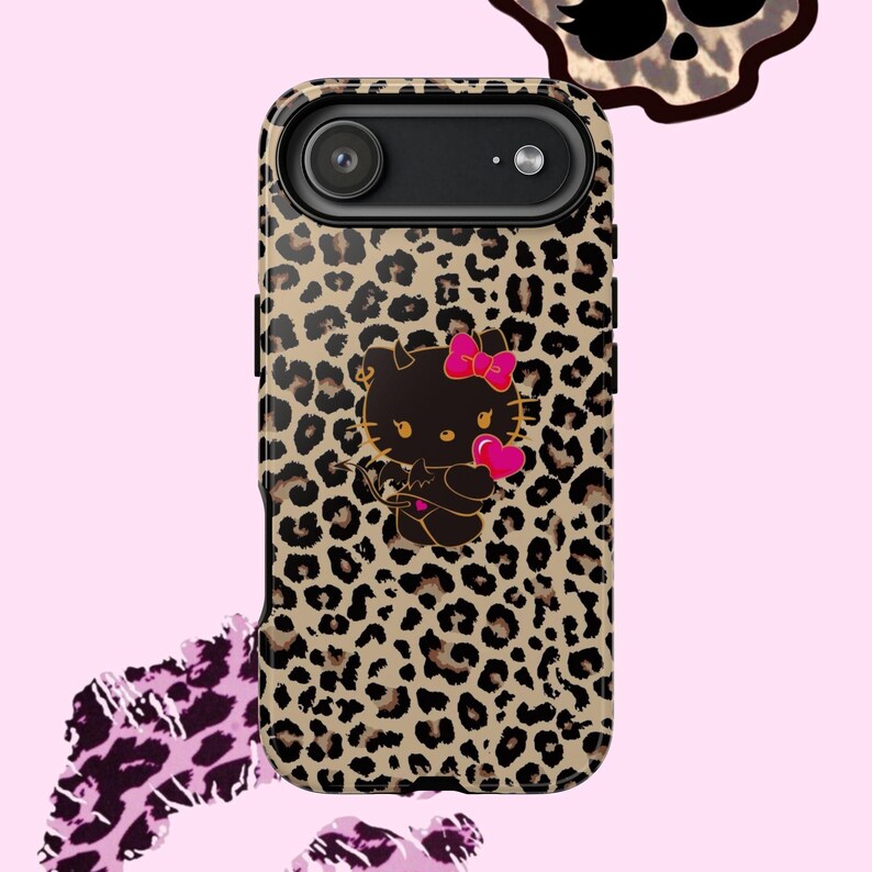 hello kitty leopard y2k phone case image 10
