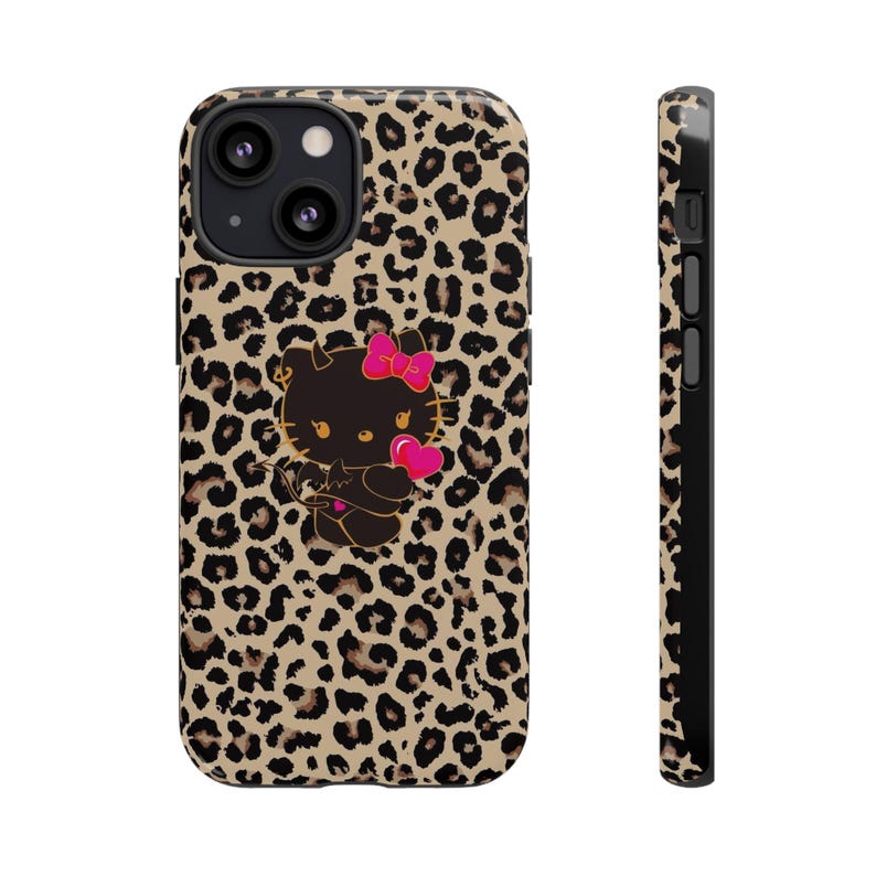 hello kitty leopard y2k phone case image 7