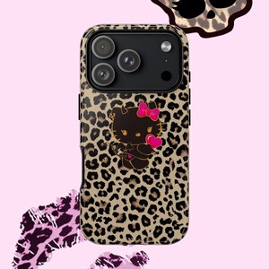 hello kitty leopard y2k phone case image 12