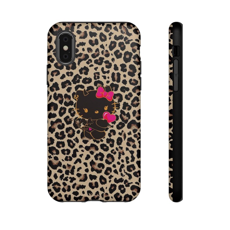 hello kitty leopard y2k phone case image 4