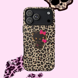 hello kitty leopard y2k phone case image 15