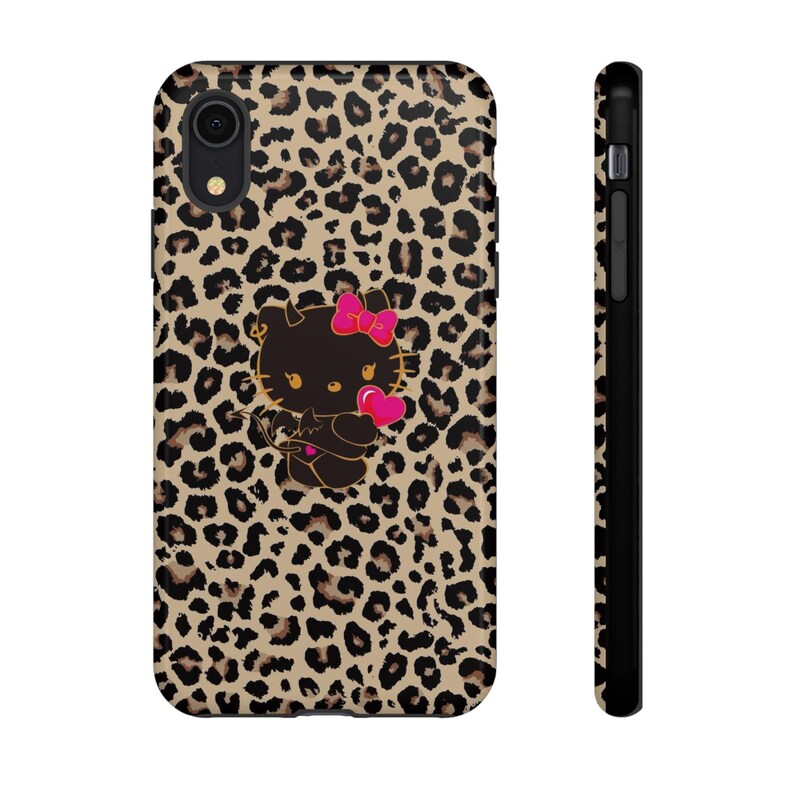 hello kitty leopard y2k phone case image 5