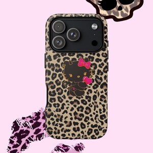 hello kitty leopard y2k phone case image 13