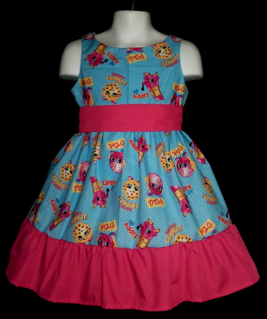 Sleeveless Summer Dress Shopkins D'lish Lippy Kooky Cookie - Etsy