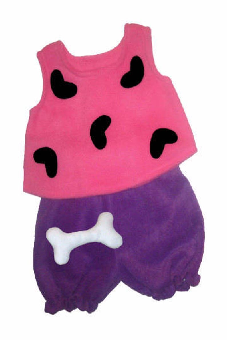 Flintstones Pebbles Halloween Costume Set Boutique PAGEANT 03M 36M 69m 1218m 24m2t 3t4t 56
