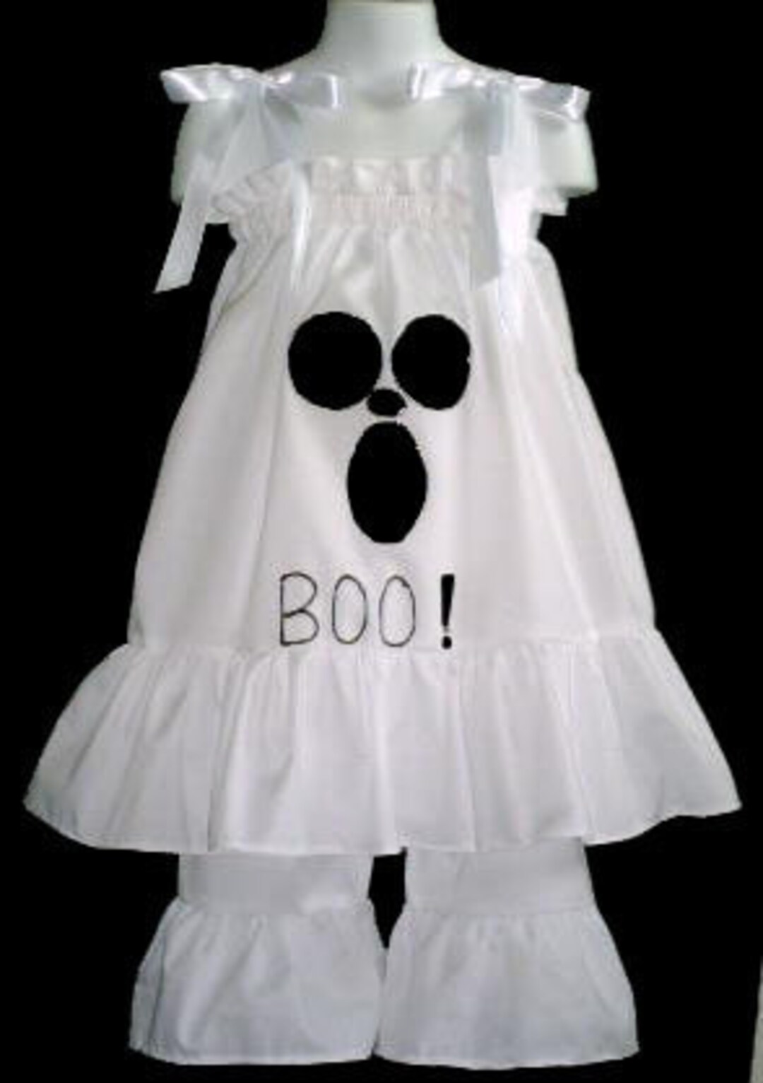 Pillowcase Dress & Pants Set Scary Ghost Halloween Costume Etsy