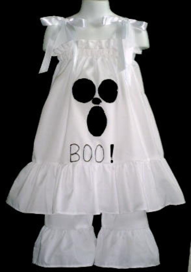 Pillowcase Dress & Pants Set Scary Ghost Halloween Costume Etsy