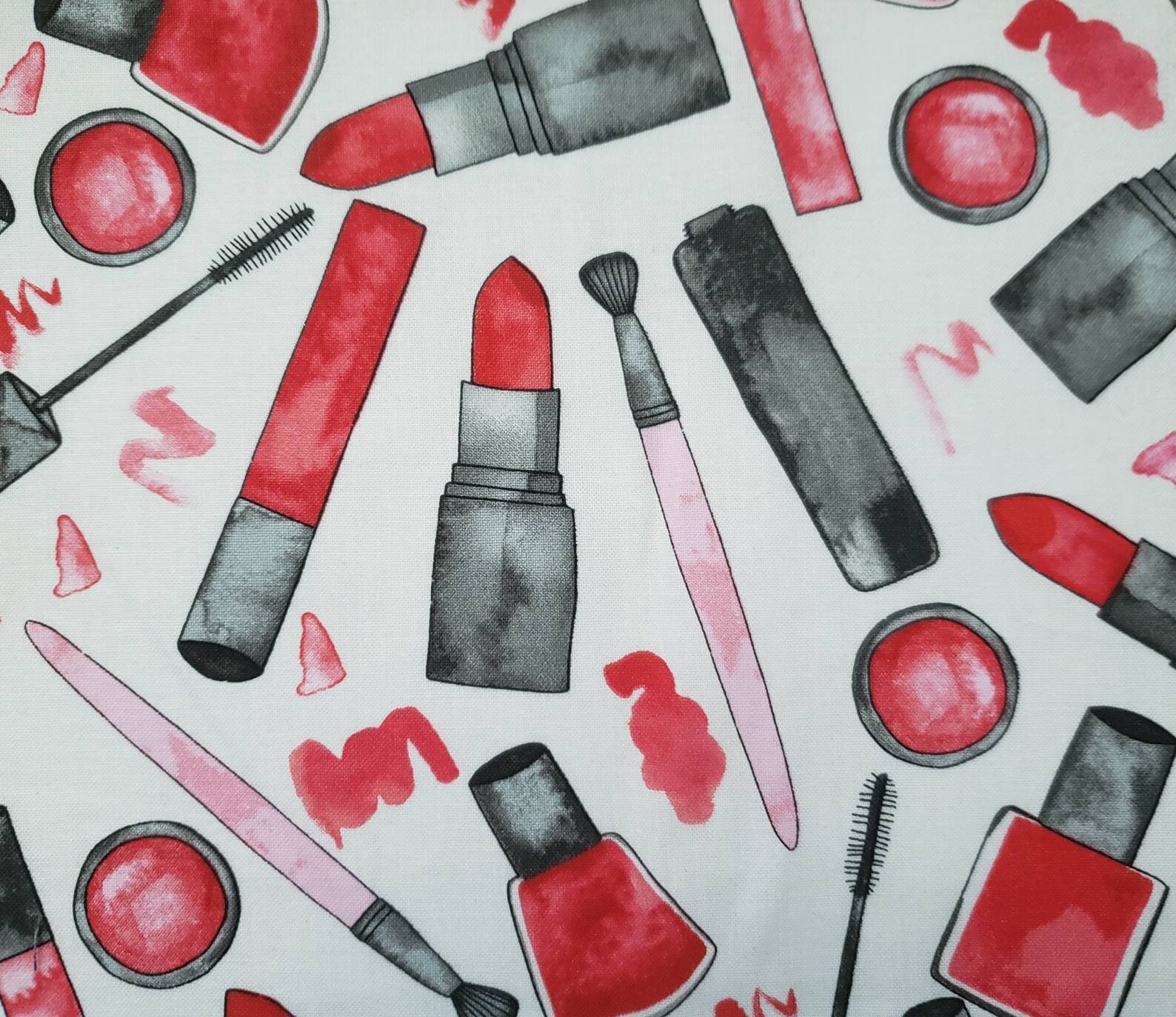 New Makeup Lipstick Beauty Salon Reusable Cotton Fabric Etsy