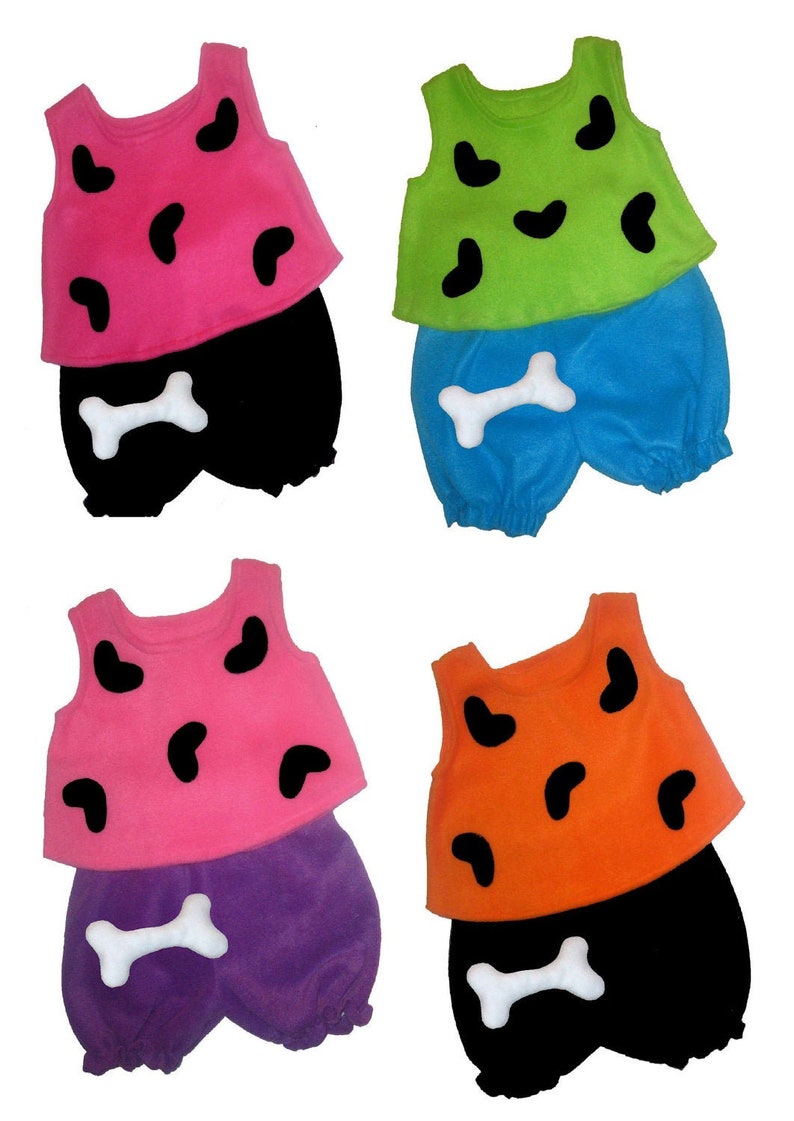 Flintstones Pebbles Halloween Costume Set Boutique PAGEANT 03M 36M 69m 1218m 24m2t 3t4t 56
