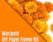 DIY KIT - The Marigold Paper Flowers - set of 3