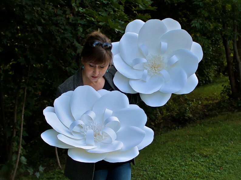 Extra large paper Flower Handmade Paper Flower custom Etsy