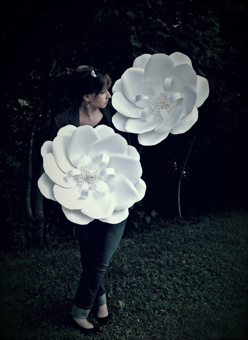 Extra large paper Flower Handmade Paper Flower custom Etsy