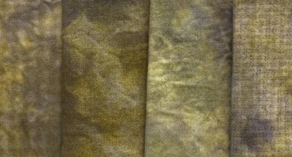 1 /"Chimney Soot/" dyed rug hooking wool fabric Fat Quarter 100/% Wool