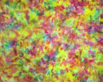 Razzle Dazzle - Spot hand dyed rug hooking wool fabric -  Fat Quarter