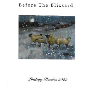 Before the Blizzard  -  Rug Hooking  pattern by artist Lindsay Bowles