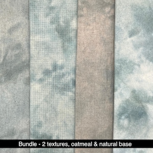 Wash Bluing - hand dyed rug hooking wool fabric - 1/4 yard image 1