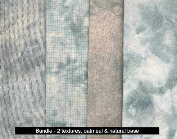 Wash Bluing - hand dyed rug hooking wool fabric - 1/4 yard