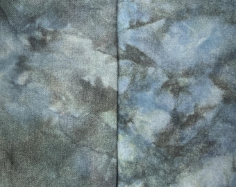 Vintage Slate Blue - hand dyed rug hooking wool fabric -  1/4 yard dyed on Oatmeal or Natural Wool
