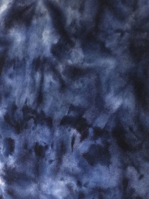 Old Salt/'s Blue Fat Quarter Spot hand dyed rug hooking wool fabric