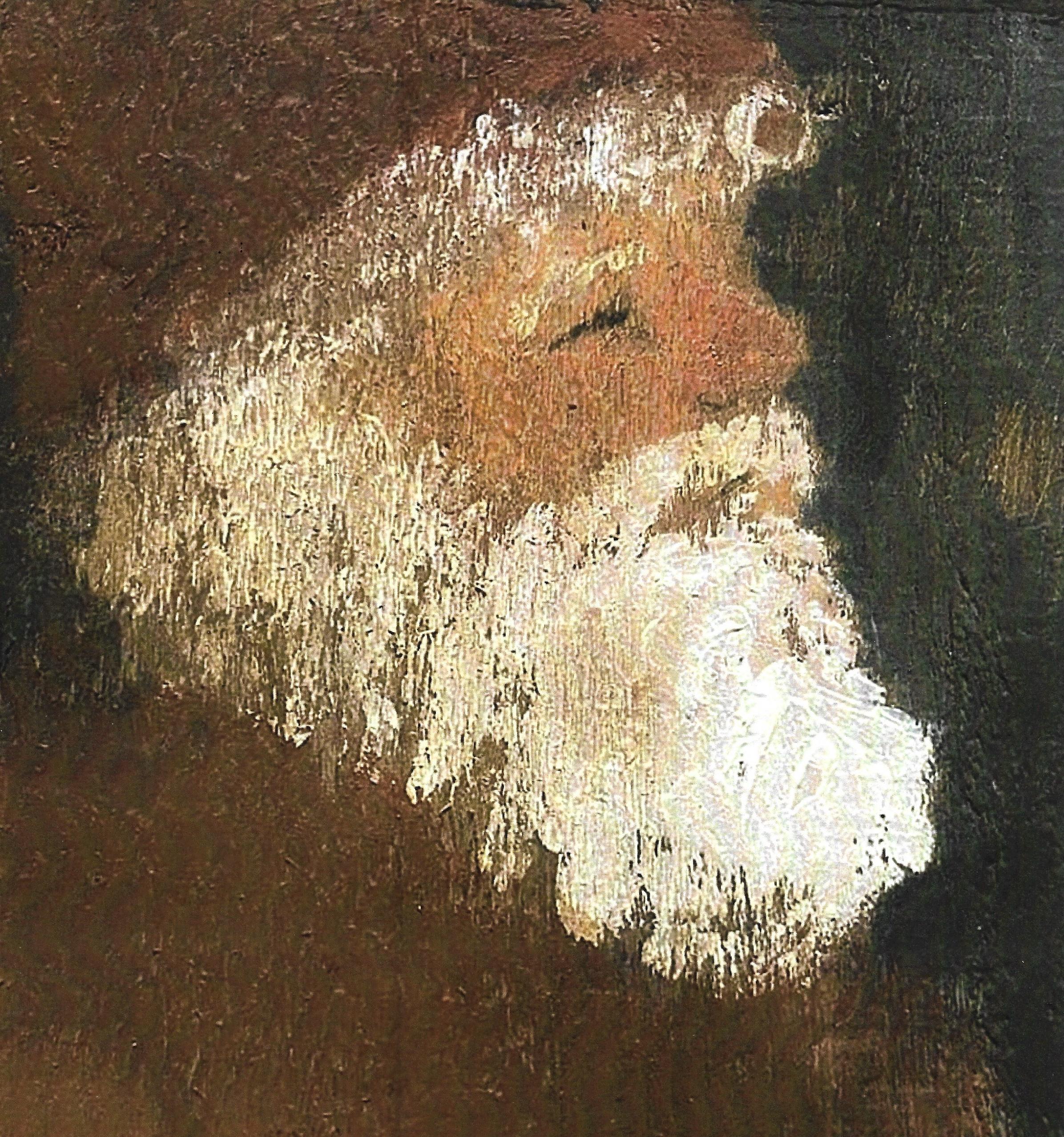 Flying Santa Rug Pattern Santa Portrait - Rug Hooking Pattern by Artist Lindsay Bowles - Etsy